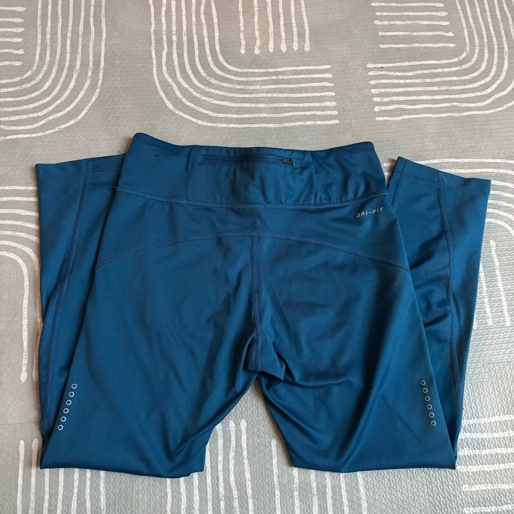 Nike Blue Leggings Size Small - Picture 3 of 4